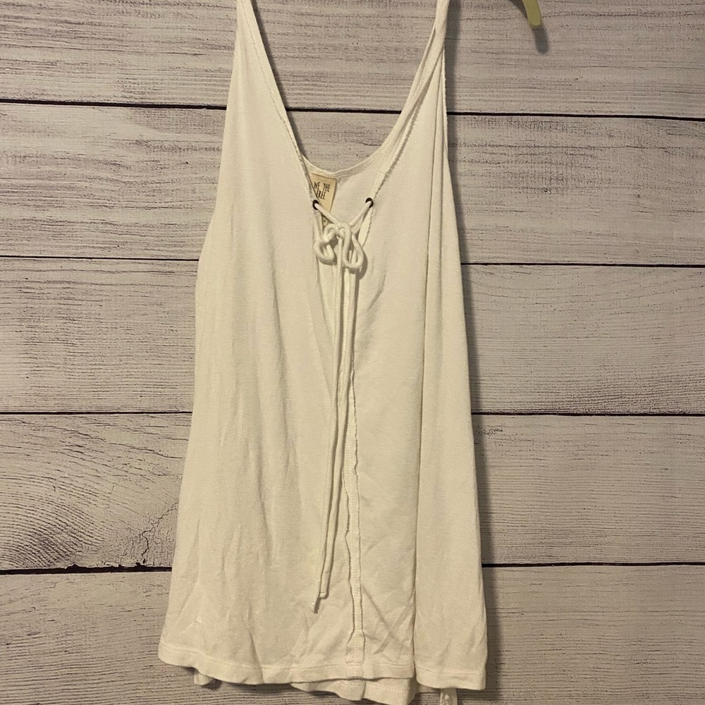 We the Free Flowy white tank